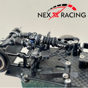 NXUSA-300-60 Nexx Racing Ammortizzatore ad olio Premium a doppia molla Centrale (Rosso)