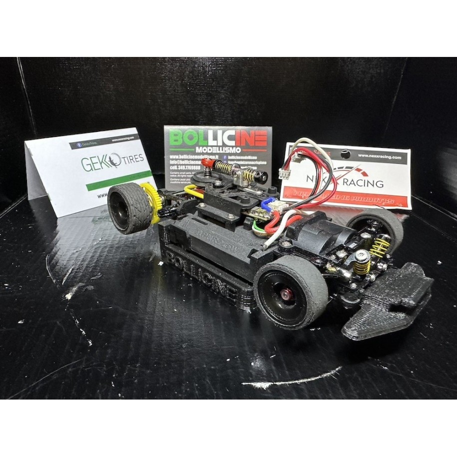 MiniZ assemblata 5500KV Sensorless - Telaio PN Racing 2.5 - ESC Pn Racing 16A - Nexx Racing (Nero) No Rx