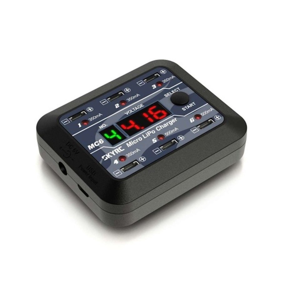 Carica batterie FlySky  a 6 slot Lipo 1S