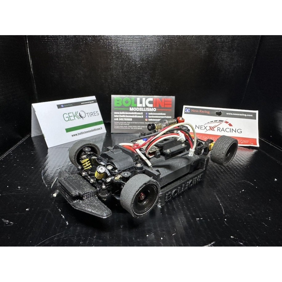 MiniZ assemblata 5500KV Sensored - Telaio PN Racing 2.5 - ESC OmG Polaris Sensored - Nexx Racing (Nero) No Rx