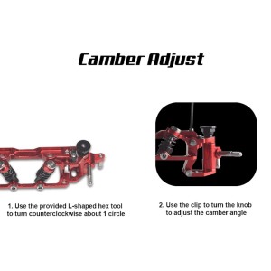 NX-112 Nexx Racing V-Line sistema di sospensione frontale (Silver)