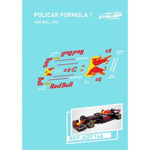 Decal ad acqua POLICAR F1 RED BULL 2021