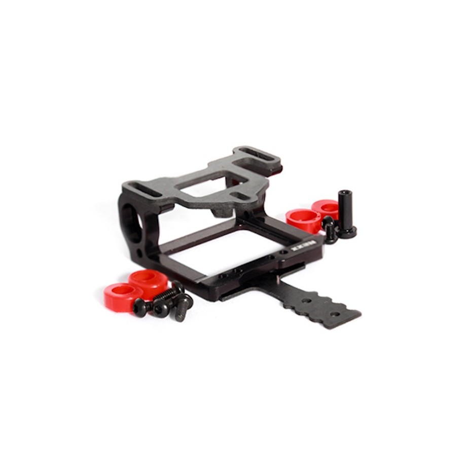 NX-016 Nexx Racing Mini-Z 2 WD MR015/02/03 LCG 98-102mm Alu 7075 Square Motor Mount (BLACK)