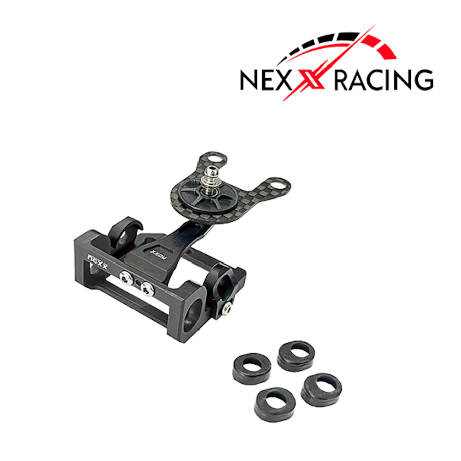 NX-408-B Nexx Racing Motor Mount For MR04 Nero