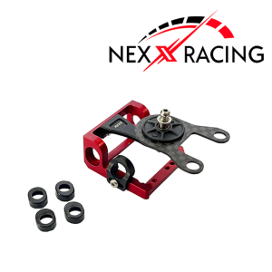 NX-408-B Nexx Racing Motor Mount For MR04 Nero