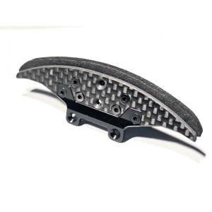 Wide Aluminium+Carbon Bumper -TC