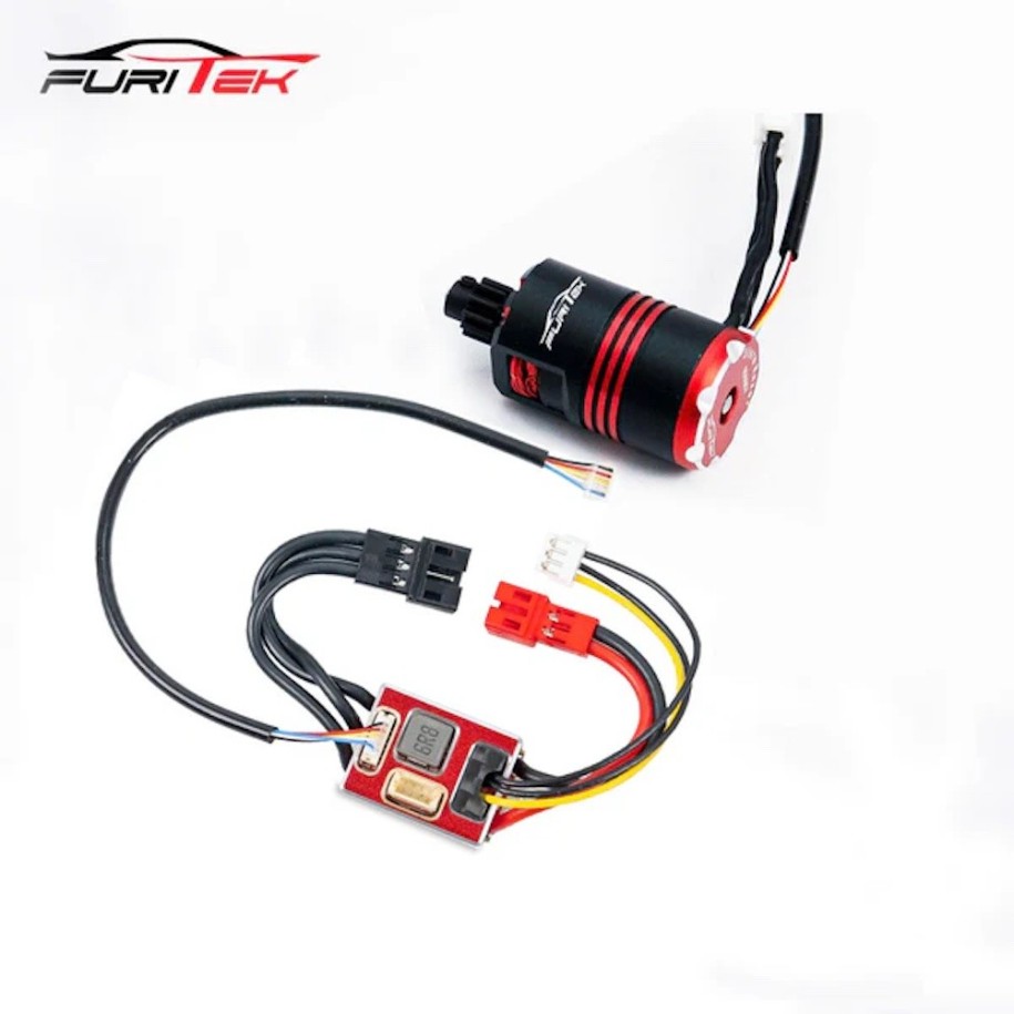 FURITEK GRASSHOPPER BRUSHLESS SENSORED ESC/MOTOR POWER SYSTEM WITH WIRELESS MODULE PLUG&PLAY FOR LOSI 1/24 MICRO-B