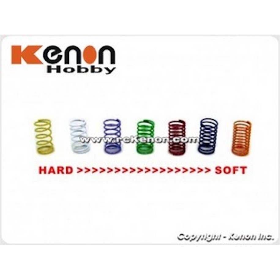 PN RACING MINI-Z CENTER SHOCK SPRING SET (7PCS)