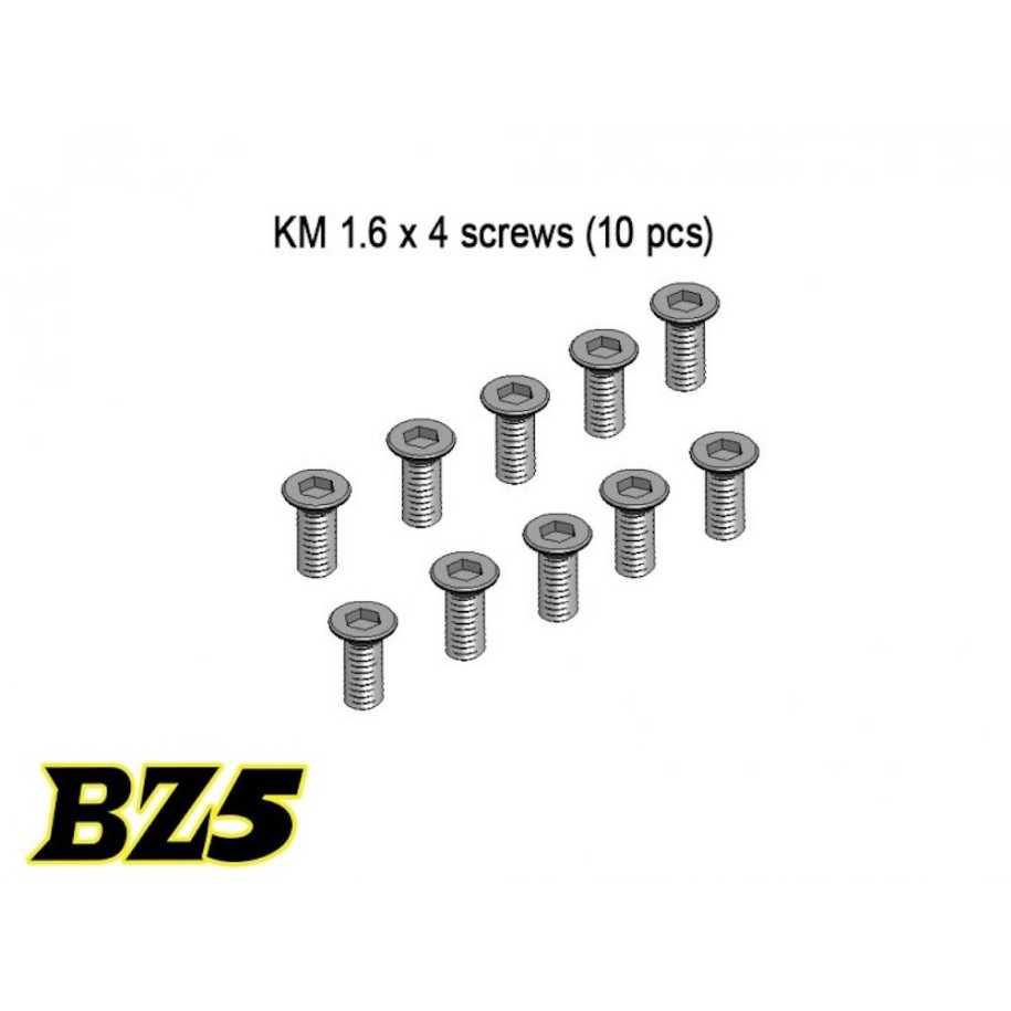 KM 1.6 x 4 screws (10 pcs)
