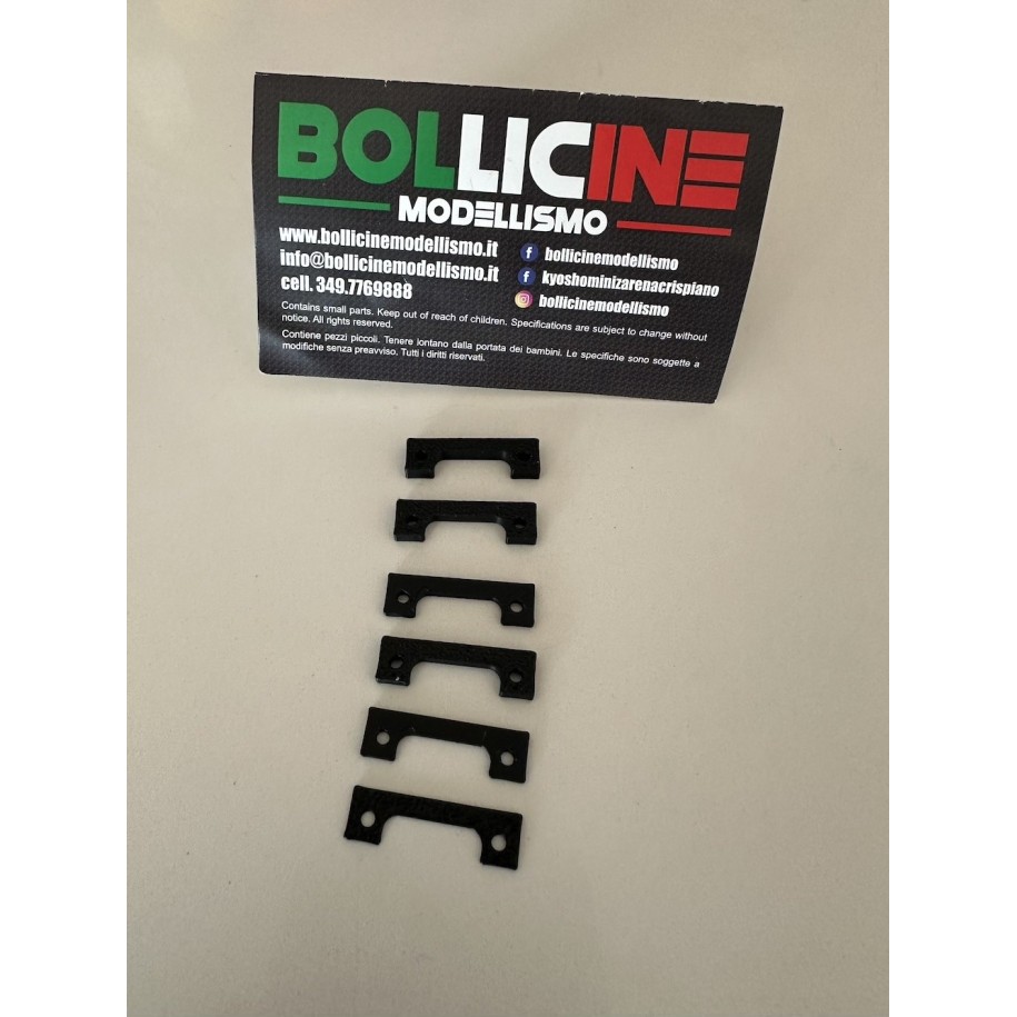 Bollicine Kit 6 distanziali intercambiabili per montaggio carrozzeria anteriore