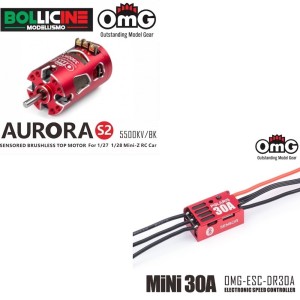 POLARIS DR-30A Sensored Brushless + OMG-MT AURORA-S2-5500KV Sensored