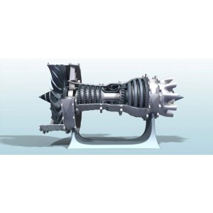 Motore Turbo Jet in stampa 3D personalizzabile