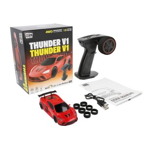 Mini Racer THUNDER V1 - 1:40 - ROSSO