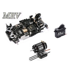 MRV 1:28 V-Link RWD Chassis + Combo Hobbywing Mini28 1626SD 3500kV + AGFRC A06CLS V2 BLACK