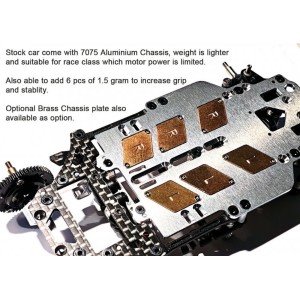 MRV 1:28 V-Link RWD Chassis + NEW POLARIS DR-30A Sensored + OMG-MT-AURORA-S2-3500KV + AGFRC A06CLS V2 BLACK