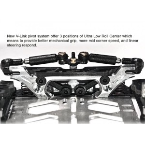 MRV 1:28 V-Link RWD Chassis + NEW POLARIS DR-30A Sensored + OMG-MT-AURORA-S2-3500KV + AGFRC A06CLS V2 BLACK