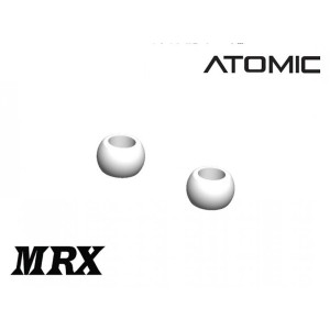 MRV, MRX Front Arm pivot Balls (White POM- 2 pcs)
