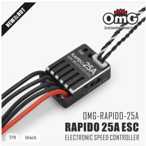 RAPIDO 25A Sensorless Brushless Electronic Speed