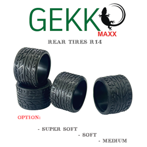 GKM-016 Gekko Maxx Rear Tires R14 (2pcs)