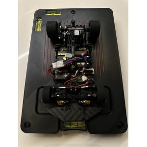 Bollicine-Tweak Station 1/28 con controllo a bolla e fondo con trama carbonio