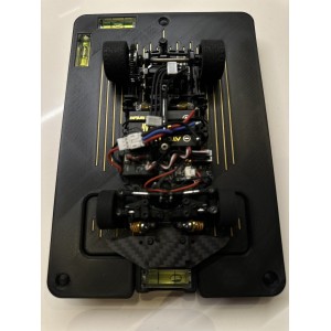 Bollicine-Tweak Station 1/28 con controllo a bolla e fondo con trama carbonio