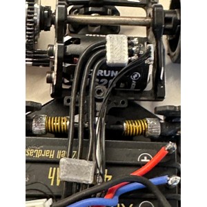 Kit 10 pcs passa cavi motore in plastica per modelli 1:28