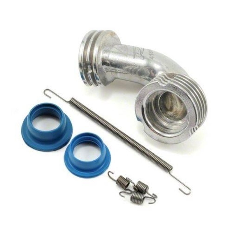 Kit Collettore Lucido Conico Corto 2 Anelli 5 Alette per Auto 1/10 + 21201 +21601 + 60600+ 60004