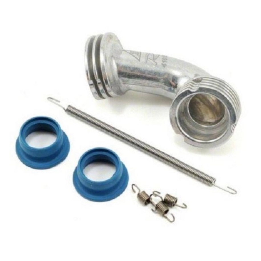 Kit Collettore Lucido Conico Corto 2 Anelli 6 Alette per Auto 1/10 + 21201 +21601 + 60600+ 60004