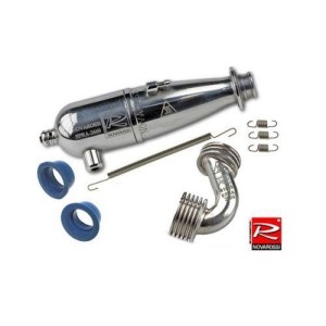 NOVAROSSI 51606-616 MARMITTA IN LINE EFRA 2601 + COLLETTORE 6 ANELLI CONICO PER 2,1 CC