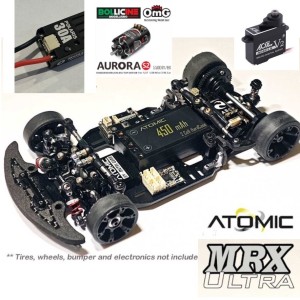 MRX Ultra 2WD Chassis Kit+ NEW POLARIS 30A Sensored + OMG-AURORA-S2-3500KV + AGFRC A06CLS V2 BLACK