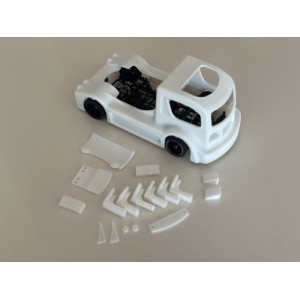 Tir in stampa 3D ad alta risoluzione 1:28 passo 98mm + accessori