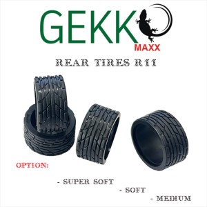 Gomme Posteriori Gekko Maxx R11 Super Soft GKM-015-SS 1:28