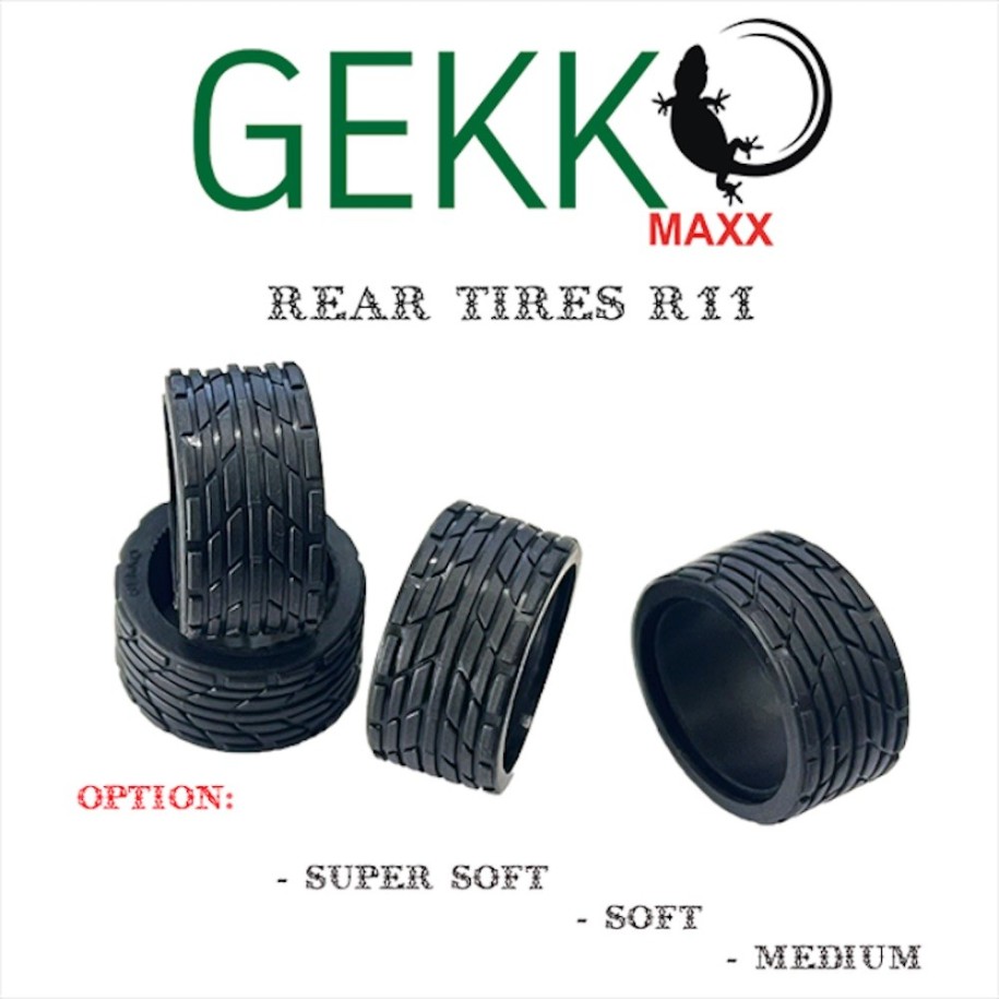 Gomme Posteriori Gekko Maxx R11 Soft GKM-015-S 1:28