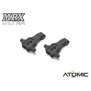 Fuselli Anteriori in Alluminio MXU (2pz) | Front Knuckle 1:28 | Bollic