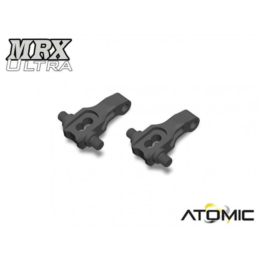 Fuselli Anteriori in Alluminio MXU (2pz) | Front Knuckle 1:28 | Bollic