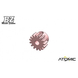 Pignone Motore in Alluminio 15T per Atomic BZM | Bollicine Modellismo