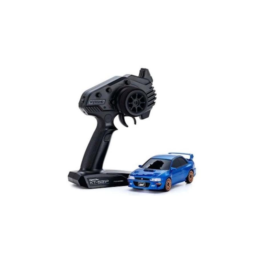 Kyosho Mini-Z AWD Series Ready Set Subaru Impreza WRX STI 22B Blue (MA020N-M/KT531P)