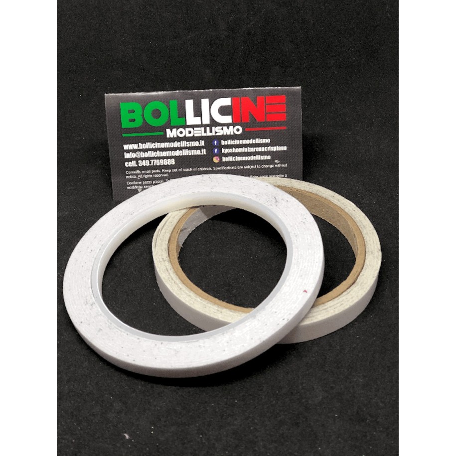 Kit 2 Biadesivo ALTA RESISTENZA su misura per cerchi anteriori e posteriori