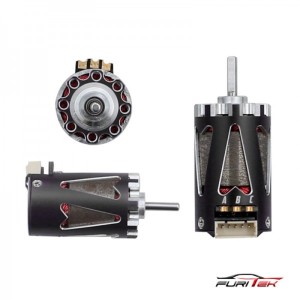 Furitek Hellfire 1410 5500KV Motore Sensored Nero 1:28