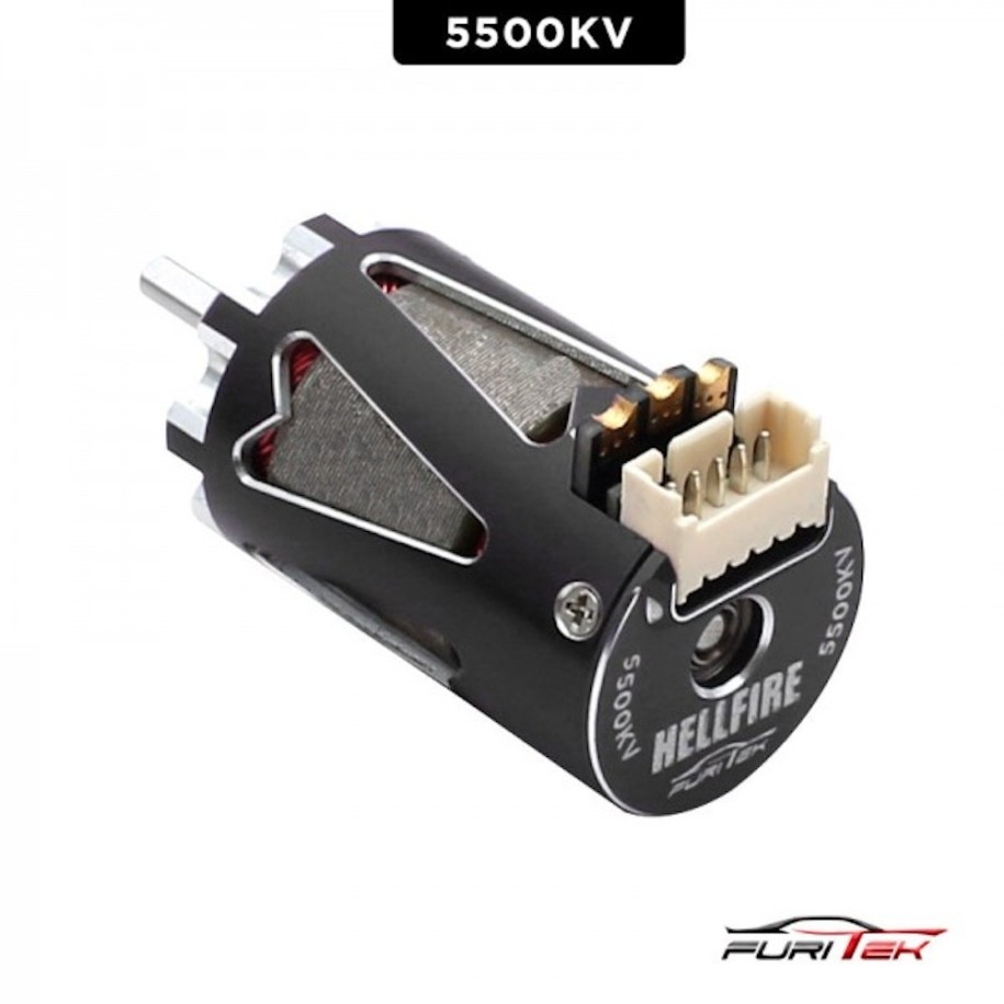 Furitek Hellfire 1410 5500KV Sensored Brushless Motor - Colore Nero