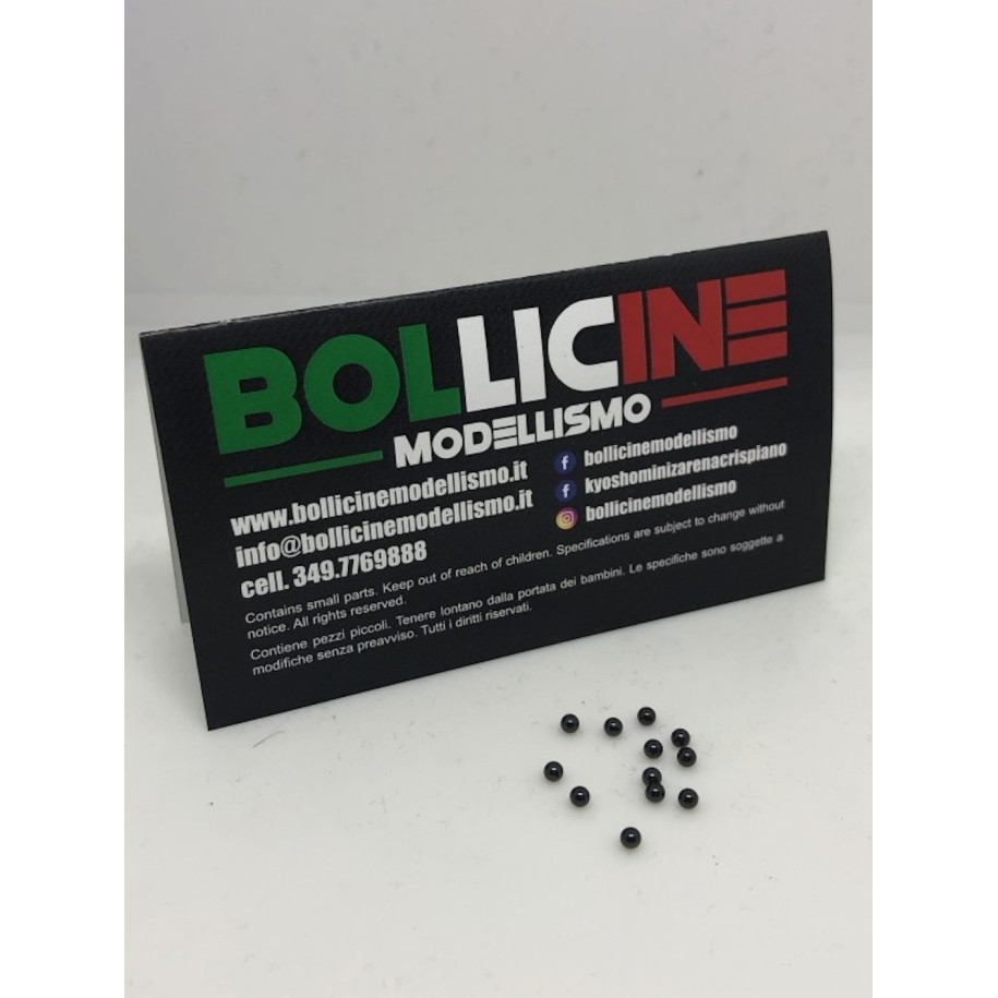 Bollicine Sfere DIFF. in ceramica 3/32" (2.381MM) SI3N4 (12 PZ)