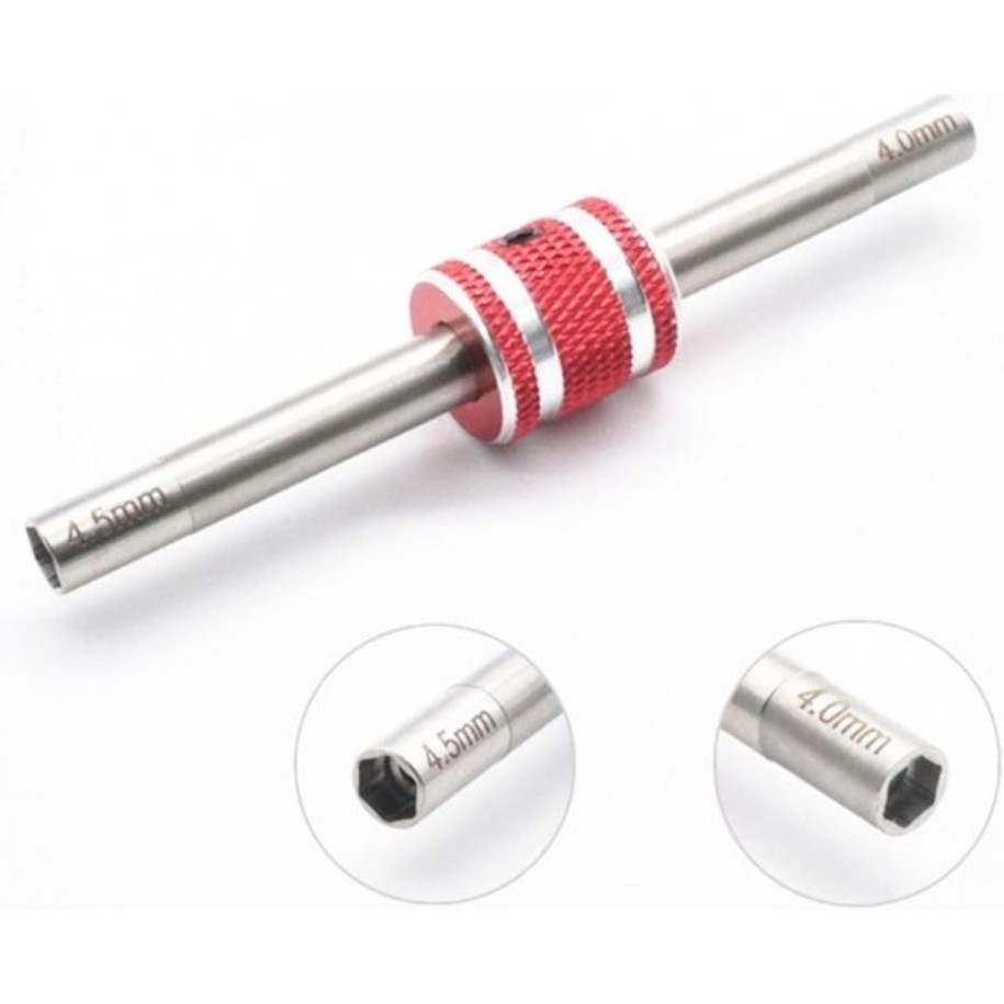 Chiave esagonale 4-4.5mm Rossa per la rimozione del Dado ruota