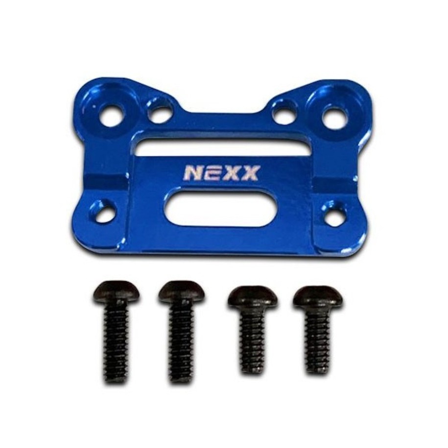 NX-204 Nexx Racing Base in alluminio per supporto carbonio anteriore (Blu)