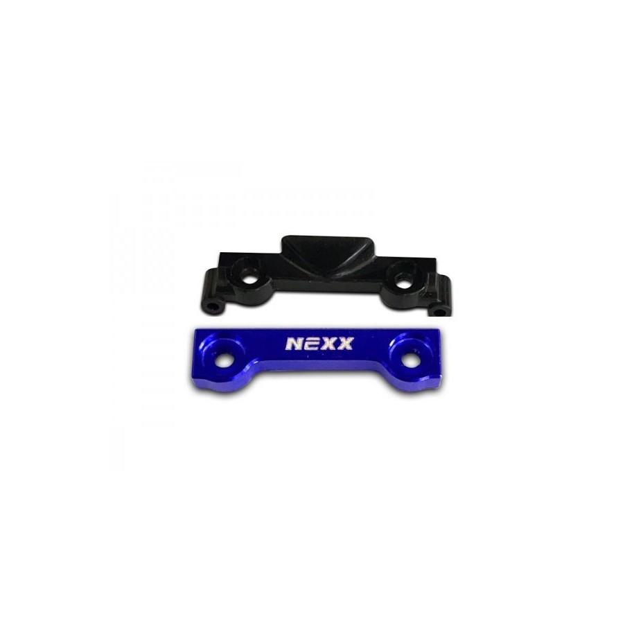NX-199 Nexx Racing Mini-Z MR03 spessore in alluminio in CNC per sospensione anteriore (Blu)