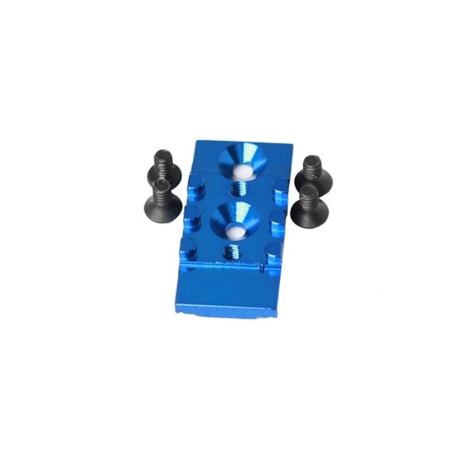 NX-257-B Nexx Racing Adattatore T-Plate in alluminio passo  94-102 mm per PN 2.5 (Blu)
