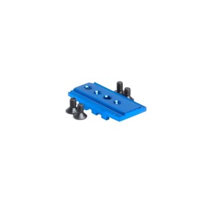 NX-257-B Nexx Racing Adattatore T-Plate in alluminio passo  94-102 mm per PN 2.5 (Blu)