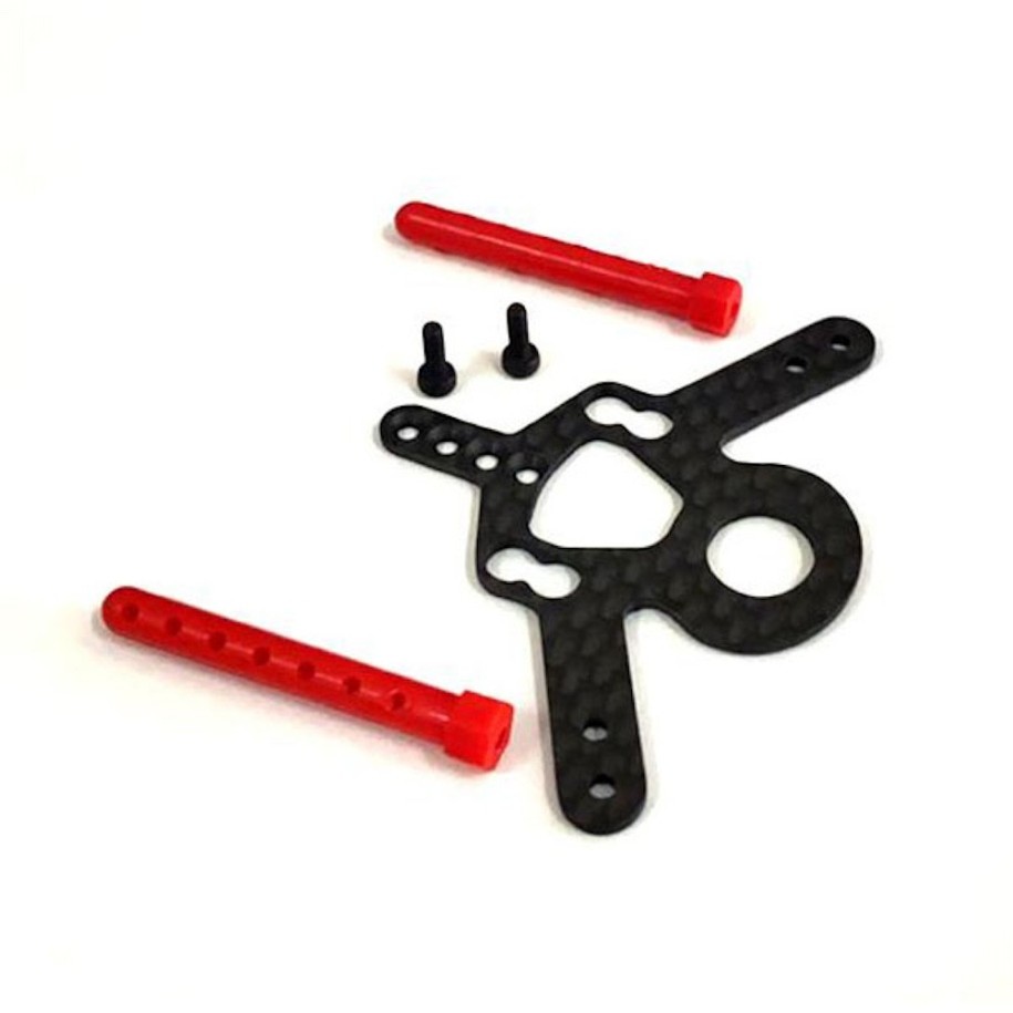 NX-033 Nexx Racing Mini-Z 98-102mm Supporto in Carbonio per carrozzerie Lexan e Damper Plate