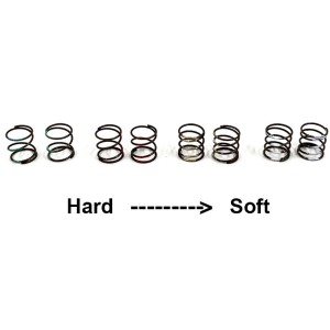 NX-148 Nexx Racing Mini-Z MR02/03/PN2.5  Sistema Damperi a disco in carbonio con molle (NERO)