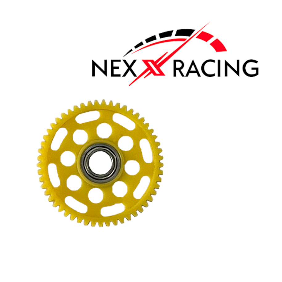 NXUSA-226-S Nexx Racing CNC Mini-Z 64P ingranaggio giallo in Derlin 53T
